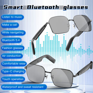 New SG-12Pro Smart Sunglasses Bluetooth Call Outdoor Sports Headphones HIFI Blue Light Waterproof UV Resistant Sunshine Womens