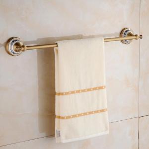 Vintage Blue and White Porcelain Bathroom Towel Rack Set