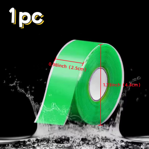 Black Self-Adhesive Silicone Hose Repair Tape Heavy-Duty Leak Proof Rubber Hose Tape - Waterproof Heat-Resistant Insulated