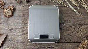 SKYLUX [Ready Stock] Stainless Steel Digital Kitchen Scale 10000g/1g  Digital Ultra Slim scale Electronic Scales weighting food scales tea scale