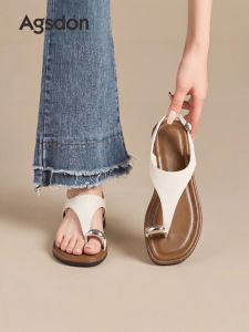 Agsdon | New French Style Toe Post Sandals For Dresses Beach