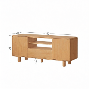 WEISHA | Tall TV Cabinet with Storage