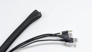 Wire Braided Tube Cable Conduit Split Type Conduit Cable Protector Conduit USB Plug Cable Power Cable TV PC Computer