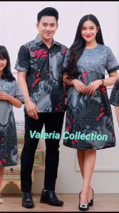 Baju Couple Keluarga Brokat: Baju Batik Pria & Wanita