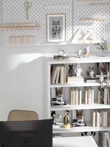 Adjustable No-drilling Wire Organizer Tray for Computer Desks