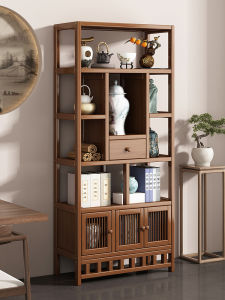 TUOJUE | Retro Chinese Style Non-wood Display Cabinet Shelves