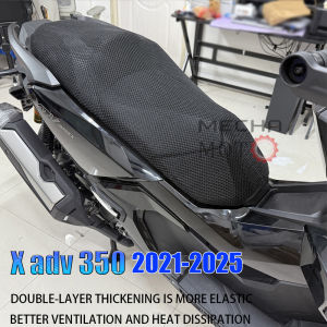 FOR HONDA X-ADV 350 ADV350 ADV 350 22-25 Motorcycle Accessories 3D mesh elasticity Protecting Cushion Seat Cover Nylon Fabric