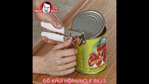 Đồ Khui Nắp Hộp Đa Năng Từ Thép Không Gỉ 19cm Uncle Bills KA0064 - Hàng Nhập Khẩu