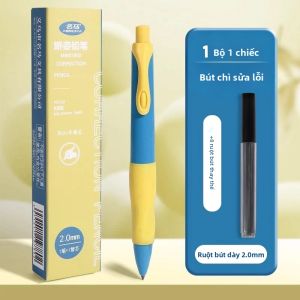 1 Chiếc 2.0 Mm Cơ Bút Chì Cho Trẻ Em Chỉnh Tư Thế Chống Vỡ Chì HB Độ Cứng Hàn Quốc Văn Phòng Phẩm Trường Viết Tiếp Liệu
