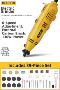 deli | Adjustable Speed Mini Electric Polish Grinder