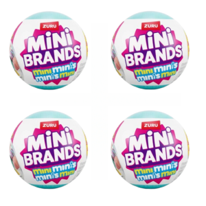 Bandai | ZURU Genuine Mini Brands Refrigerator Ball Blind Box Pretend Play Miniature Refrigerator Toys Realistic Dollhouse Furniture Gift