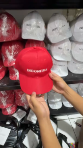 Topi Baseball cap Logo Bordir Garuda indonesia Topi 17 agustus Merah Putih kekinian
