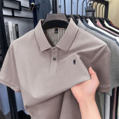 Classic Short Sleeve Embroidered Polo Shirt Mens T-Shirt Fashionable Summer Cotton Business Casual Style Paul Brand Discount
