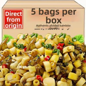 Fermented Bamboo Shoots Pickled Young Bamboo Commercial Semi-finished Dish Whole Box