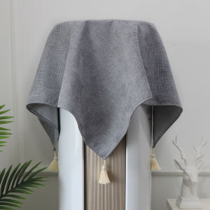 Modern Minimalist round Cylinder Air Conditioner Dust Cover Indoor Living Room Standing Cabinet Top Cover Cloth New 2022