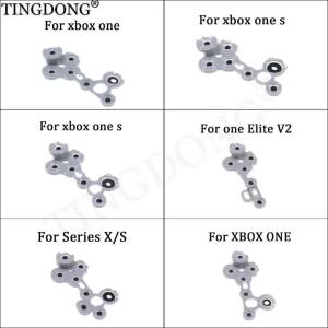 1/2 Chiếc Miếng Đệm Cao Su Dẫn Điện Cho XBOX ONE/XBOX ONE S/ Series X/S/Elite V2 ABXY Nút Thay Thế Phụ Kiện Điều Khiển Cảm Ứng Chất Lượng Cao