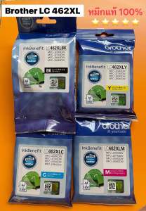 Brother lc462xlหมึกแท้ สำหรับเครื่องMFCJ2340DW J2740DW3540DW 3940DW ✅มีตลับเทียบเท่า ให้เลือก อยู่ในตัวเลือกสินค้า✅