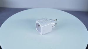 16A FR Plug Tuya WiFi Smart Socket with Energy Monitoring Timer & Countdown Works with Smart Life App Alexa and Google Home