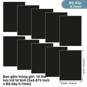 10 Tấm Bảng Từ Tính Đựng Đồ Độ Dày 0.7mm/0.9mm Bề Mặt Trắng Dùng Để Đựng Khuôn Và Con Dấu Bảng Viết Tương Thích