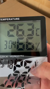 LCD Digital Dalaman Luar Bilik Meter Suhu Kelembapan Elektronik Termometer Higrometer Stesen Cuaca Jam Penggera