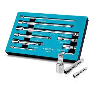 Libraton Wobble Extension Set Socket Extensions Set Ratchet Extensions 1/4" 3/8" 1/2" Wobble Extensions Drive Socket Extension