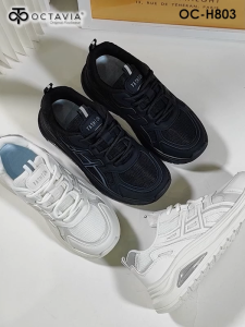 [BACK TO SCHOOL] OCTAVIA Sepatu Sekolah Hitam AirMove Black Shoes #OC-H803