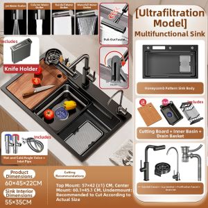 TAOSHI | Single Basin Kitchen Sink 304 Stainless Steel