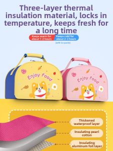 YOULUNMEI | Cute Insulated Lunch Bag Portable