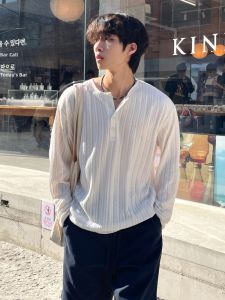 Ssumenam | Minimalist High-Quality Mens Long Sleeve T-Shirt
