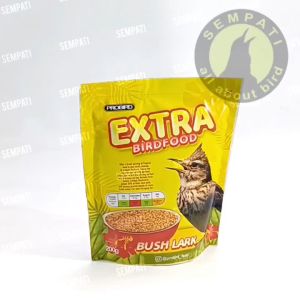 SEMPATI Extra Bird Food Bush Lark Probird Pakan Burung Branjangan Voer Pur Pelet Pellet Insect Blend With Vegetables Jangkrik Serangga Mealworm Pakan Burung EXBSL