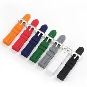 Silicone Bracelet for Panerai 20mm 22mm 24mm 26mm Universal Watch Band Soft Straps for Omega for Casio Sport Men Women Wristband