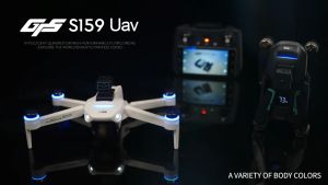 [Ready Stock] S159 Drone 8K HD Drone with Camera Obstacle Avoidance GPS Positioning Drone Brushless Foldable Drone One Click Return Fixed Gimbal 2000 Meters Flight Distance