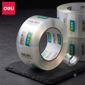 deli | Transparent Strong High Adhesion No Residue Left Large Wide Tape