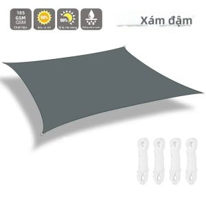 Mái Che Nắng Oxford Chống Thấm 2mx3m Che Nắng Ngoài Trời Cỡ Lớn Dùng Cho Cắm Trại Sân Vườn Hiên Nhà