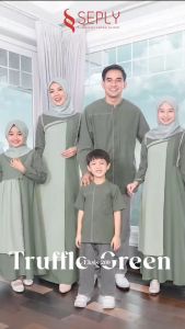 Sarimbit Keluarga / Seply Truffle Green / Fashion Muslim Lebaran 2025