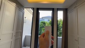 SebO MAKU MOVE SET สีดำ: ครบชุด 2 เมตร เมื่อเปลี่ยนแปลงพื้นฐาน - ราง และ ม่านไฟฟ้า รองรับรีโมท ผ้าม่านอัตโนมัติ สำหรับบ้าน 24 ชั่วโมง