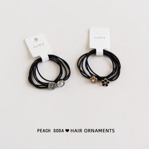 Dây Buộc Tóc Đàn Hồi Cao Bền Trang Trí Tóc Hình Hoa Nhỏ Dễ Thương Dây Buộc Tóc Đuôi Ngựa Dây Buộc Tóc Tròn Phụ Kiện Tóc