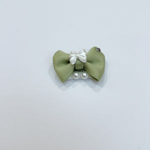 Pet Dog Butterfly Knot Headwear Green Small Dog Hair Clip Maltese Bichon Fragile Hair Clip Miniature Miniature Hair Card