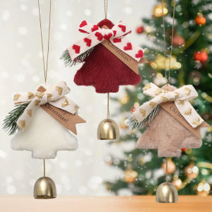 Christmas Tree Hanging Pendants Happy New Year Bell Pendant Merry Christmas Decoration Xmas Gift