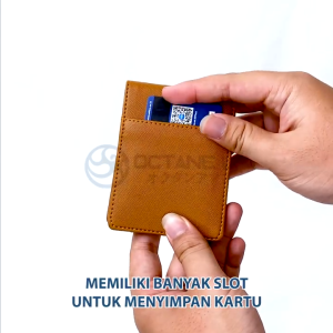 Dompet Kulit Tempat Kartu Atm Credit Crard Kartu Nama Ktp E tol Premium Octane Up