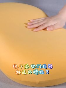 Gối cao su non bụng mèo chống đau mỏi cổ vai gáy giúp ngủ sâu giấc kích thước 50x30x9cm gối cao su non mềm mịn cao cấp