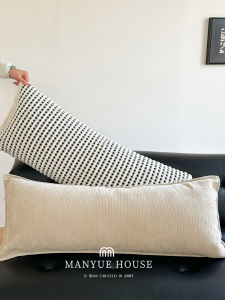 Luxurious Sofa Pillow Large Backrest Bedside Cushion Soft Cover Throw Pillow Home Decor Fabric Sofa Bedroom Essential