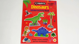 Dinosaurs Sticker & Activity Book For Kids To Learn About Fun Facts With Press Outs & 250+ Stickers