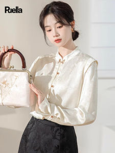 puella | New National Wind Embroidery High-End Womens Shirt