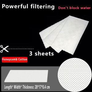 Lao Yu Jiang Aquarium Filtering Material High-density Honeycomb Cotton Filtering Thickened Silencing High-Permeability Water Filtering Cotton