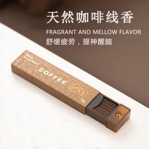 Natural Coffee Joss-Stick Osmanthus Rose Sandalwood Sink Fragrance Orange Refreshing and Refreshing 10cm Short Portable Pocket Aromatherapy