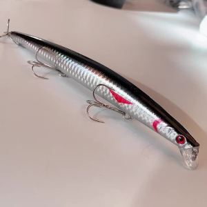 PROBEROS 1 PC 185mm 24.5g Nổi Minnow Mồi Câu Cá Mồi Cứng Với Móc Treble Nhân Tạo Swimbait Cho Cá Chép Bass Pike