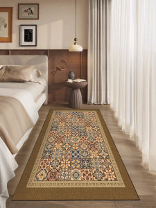 Customizable Retro Style Long Runner Non-slip Thick Carpet