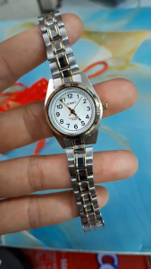 Đồng hồ nữ SCRIPT size:25mm d&acircy th&eacutep kh&ocircng gỉ second hand si nhật- đ&atilde qua sử dụng
