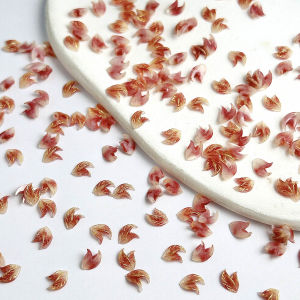 30 CHIẾC Mặt Dây Trang Trí Móng Tay Hình Lá Nhựa Nhiều Màu 3D Phát Sáng Lấp Lánh Dùng Trang Trí Móng Tay Tự Làm